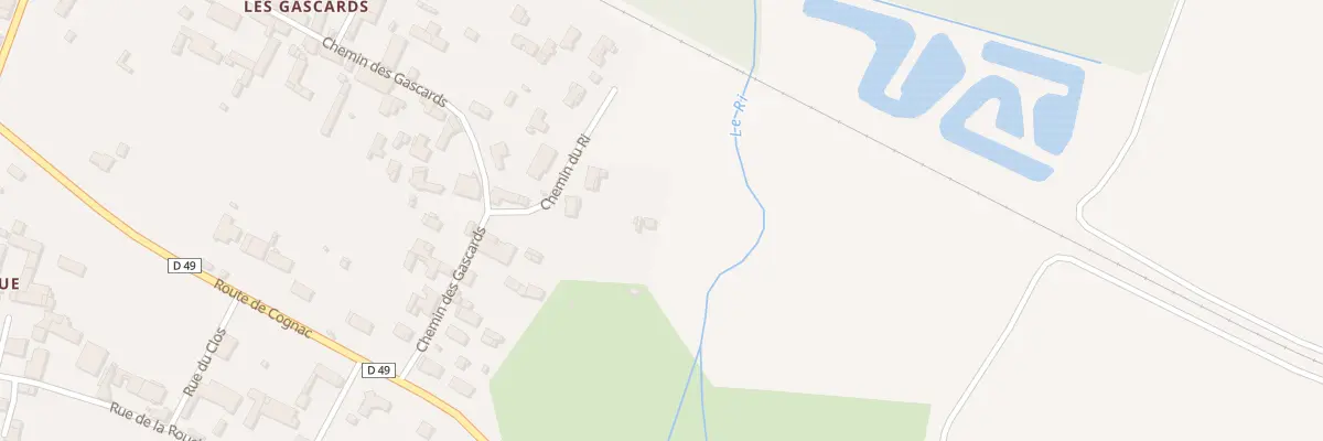 Plan du 4 Che du Ri à Gensac-la-Pallue