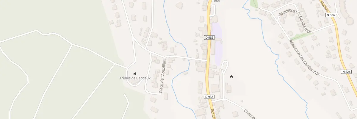 Plan du 8 Pl de l’Aouzillere à Captieux