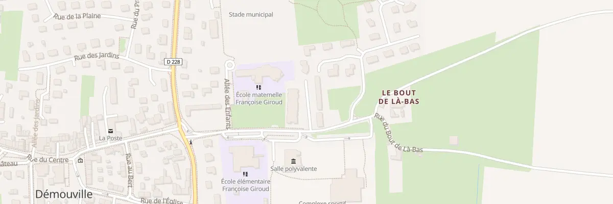 Plan du 1T Rue du Bout de Là-Bas à Démouville
