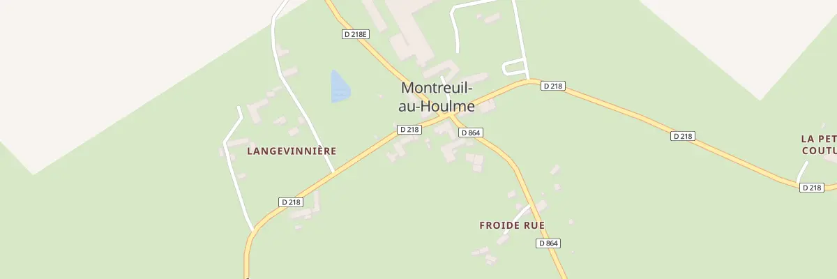 Plan du 15 Le Bourg à Montreuil-au-Houlme