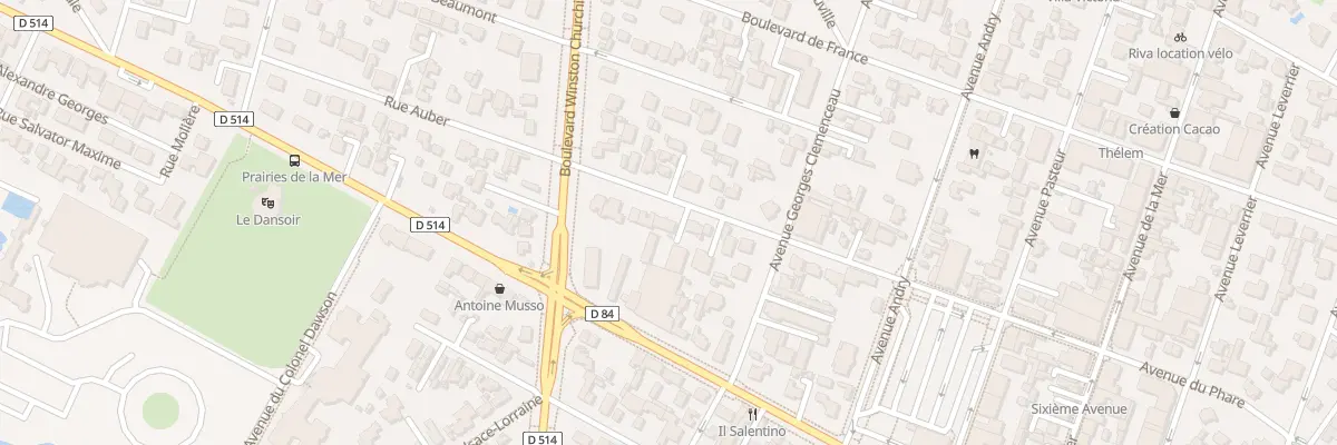 Plan du 33 Rue Auber à Ouistreham