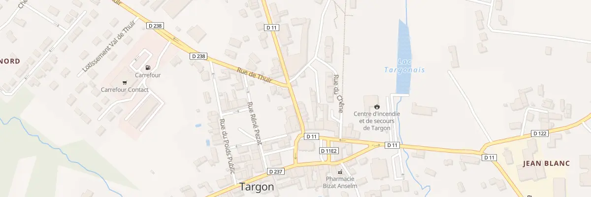 Plan du 9 Rue des Ecoles à Targon