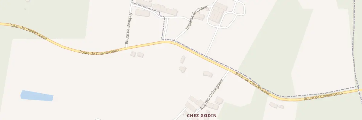 Plan du 5118 Chez Godin à Chatenet