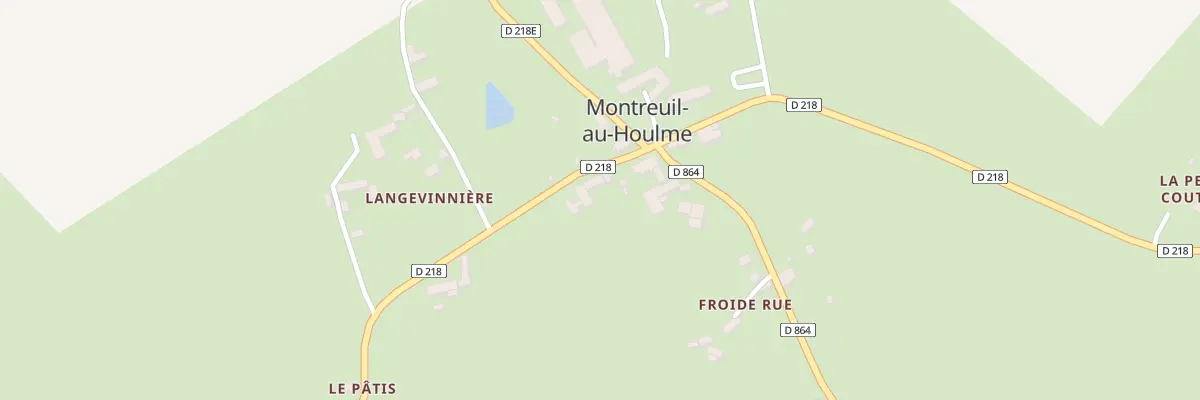 Plan du 51 Rte des Bruyères à Montreuil-au-Houlme