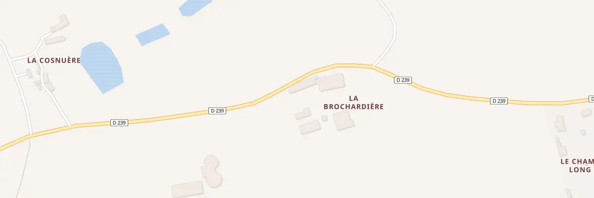 Plan du 1 La Brochardiere à Courcité