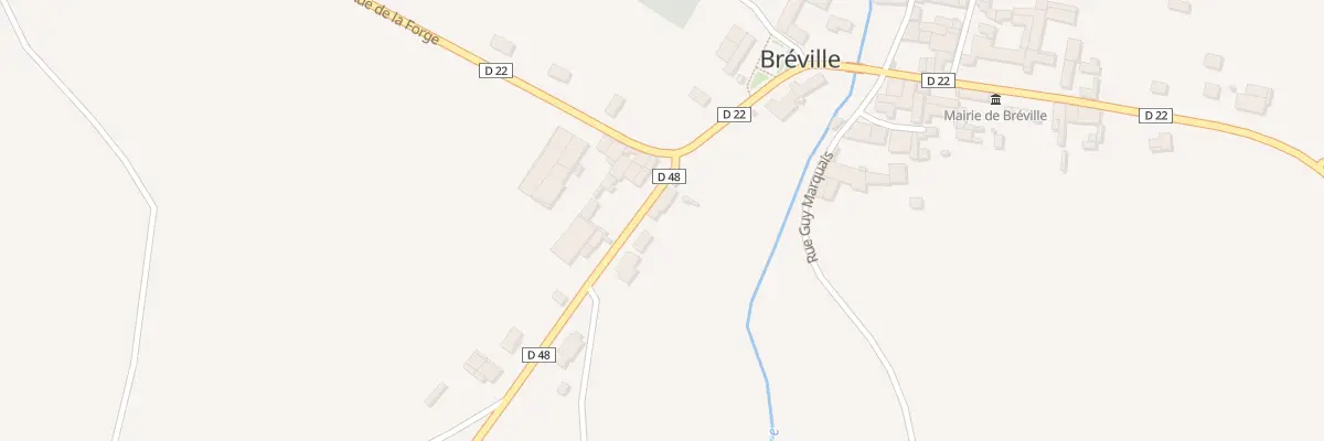 Plan du 2 Rue des Près des Bois à Bréville
