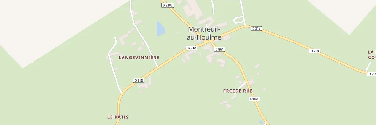 Plan du 18 Le Bourg à Montreuil-au-Houlme