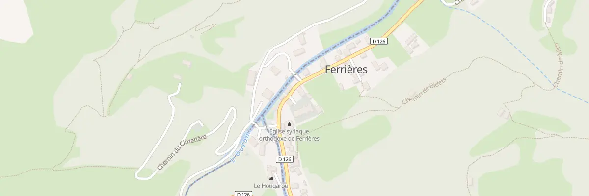 Plan du 121 Rte du Col du Soulor à Ferrières