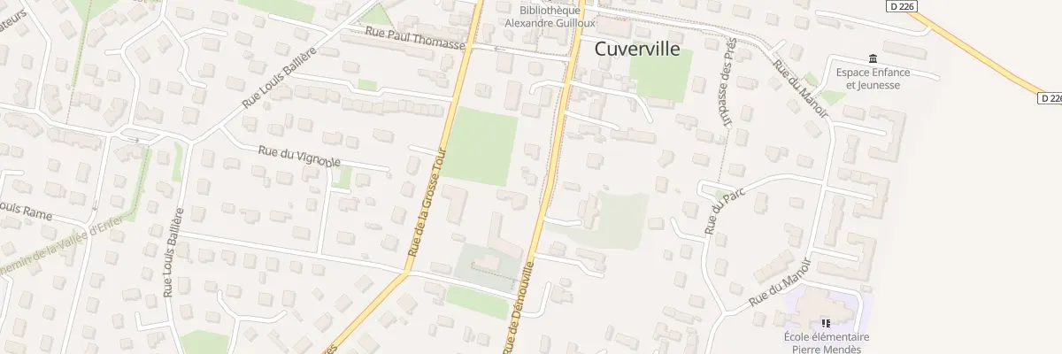 Plan du 6 Rue de Démouville à Cuverville