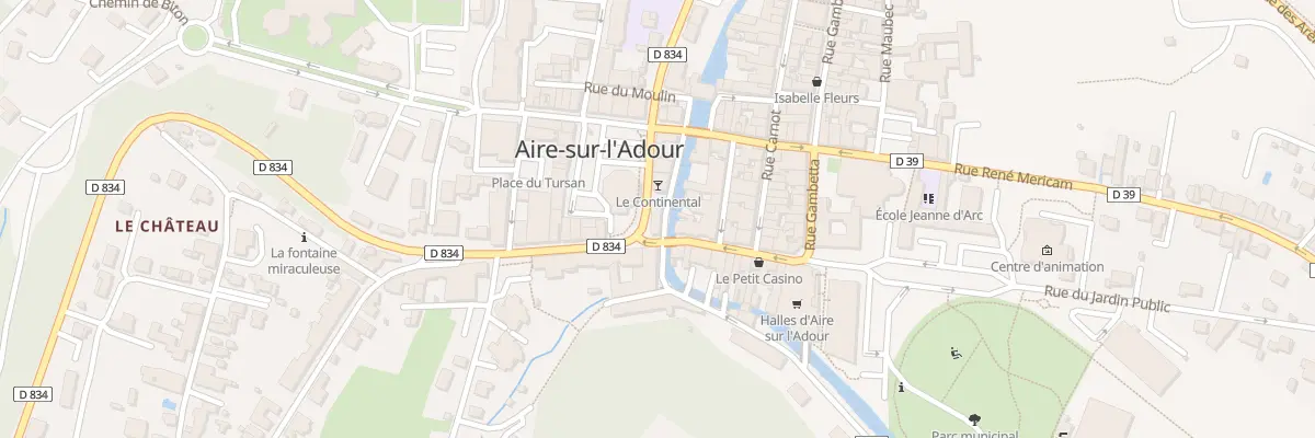 Plan du 21 Pl du Commerce à Aire-sur-l’Adour