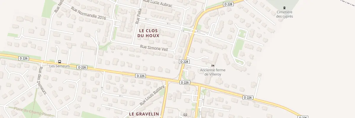 Plan du 9 Rue Simone Veil à Cuverville