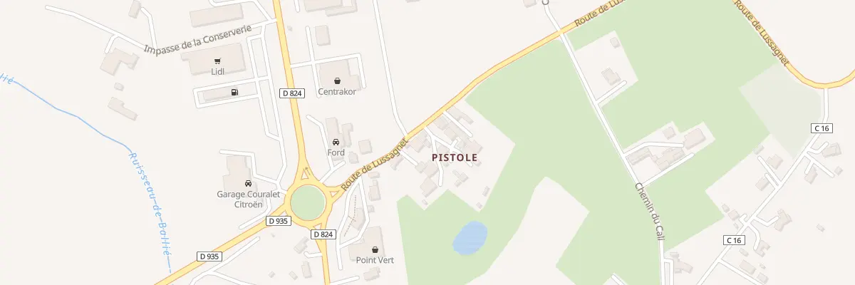 Plan du 6 Imp de Pistole à Aire-sur-l’Adour