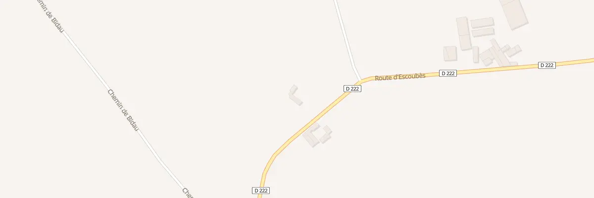 Plan du 9175 Rte d’Escoubes à Barinque