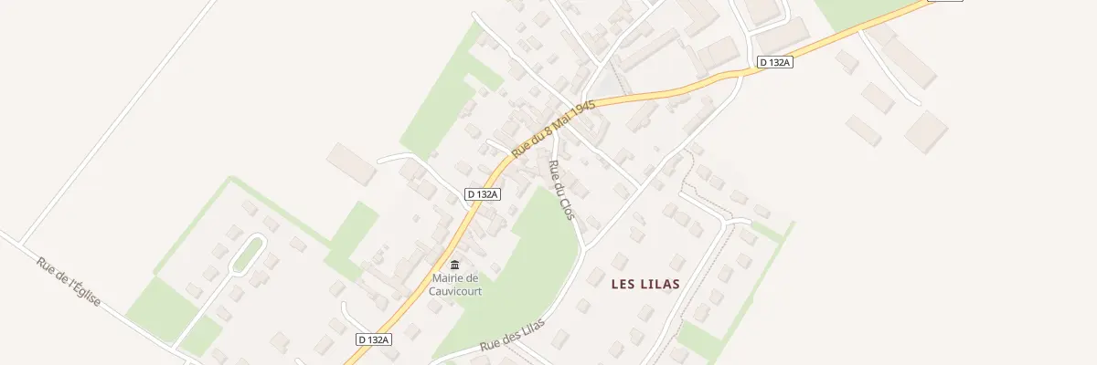 Plan du 4 Rue du Clos à Cauvicourt