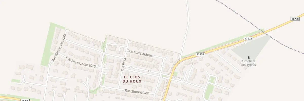 Plan du 12 Rue Lucie Aubrac à Cuverville