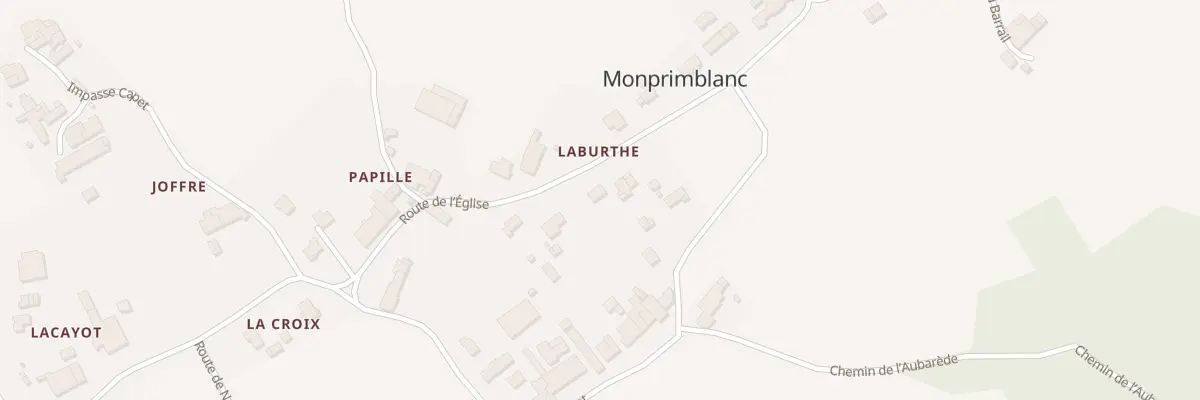 Plan du 13B Le Balot Nord à Monprimblanc