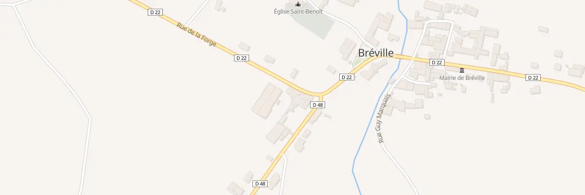 Plan du 6 Rue de la Forge à Bréville