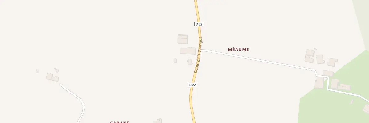 Plan du 1 Meaume à Maransin
