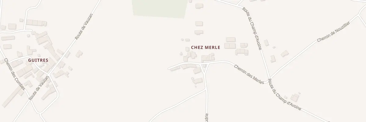 Plan du 16 Che des Merles à Baignes-Sainte-Radegonde