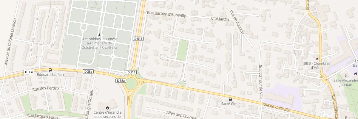 Plan du 36 Rue de Colleville à Ouistreham