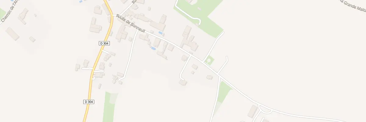 Plan du 24 Rte de Bonneuil (Tauché) à Aigondigné