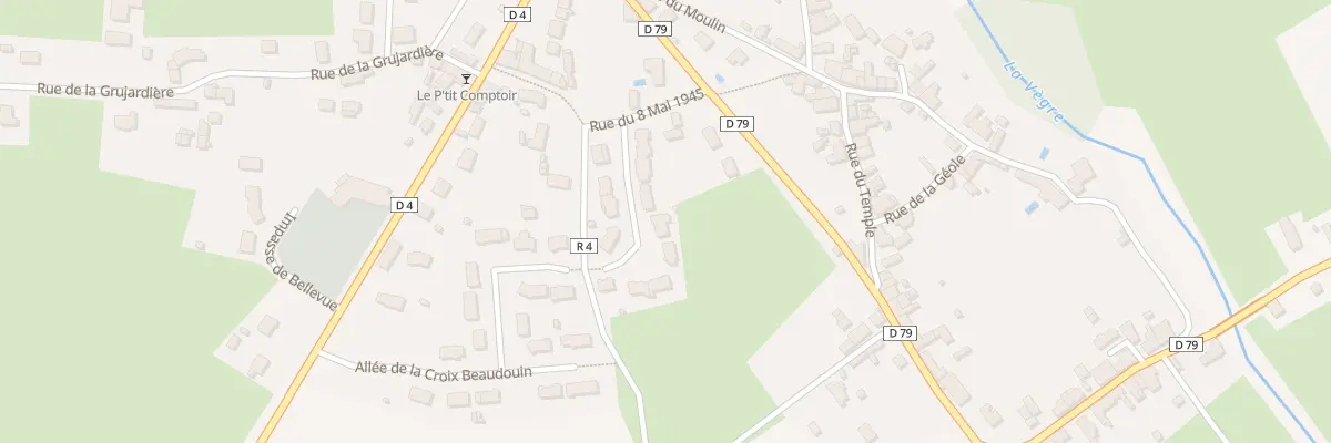 Plan du 13 All Chemin Vert à Poillé-sur-Vègre