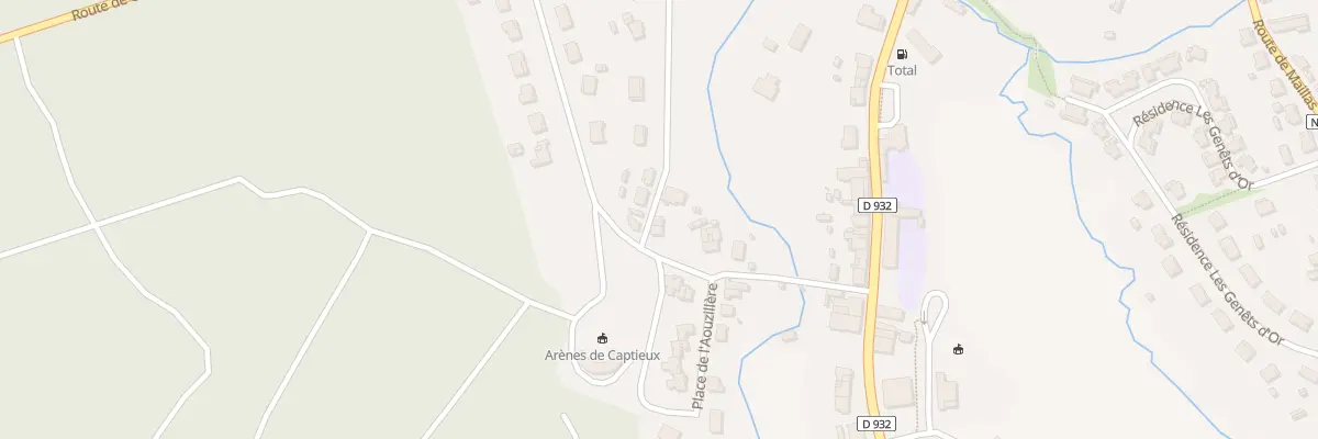 Plan du 1 Pl de l’Aouzillere à Captieux