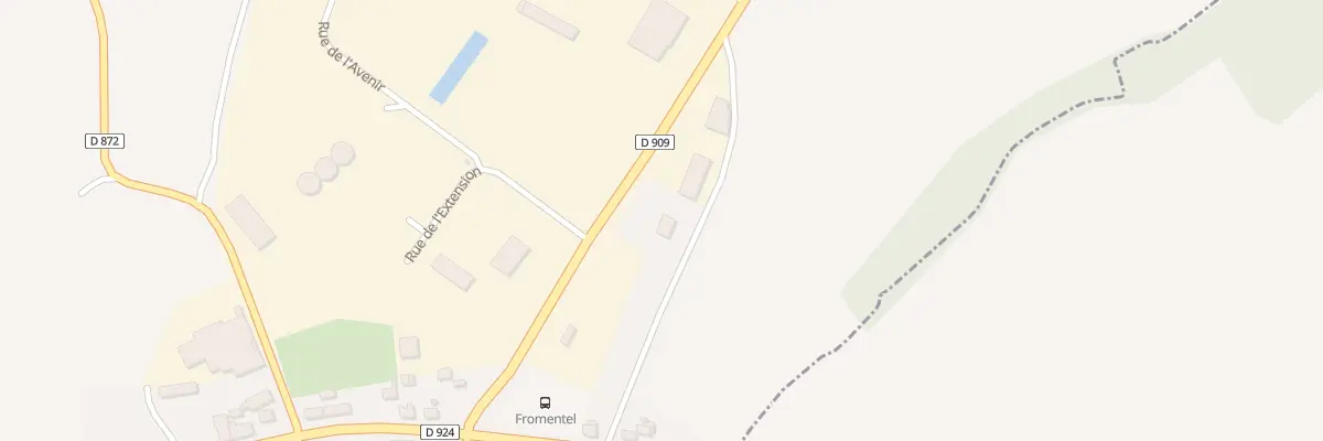 Plan du 4779 Rte de Fromentel à Putanges-le-Lac
