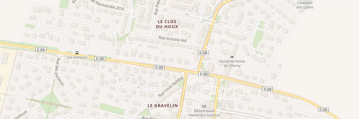 Plan du 4 Rue de Colombelles à Cuverville