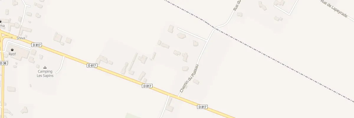 Plan du 3 Che du Plateau à Ousse