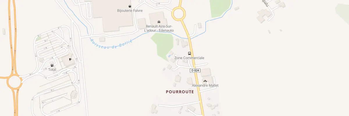Plan du 97 Av de Bordeaux à Aire-sur-l’Adour