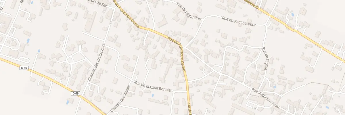 Plan du 46 Rue du puy notre dame à Doué-en-Anjou