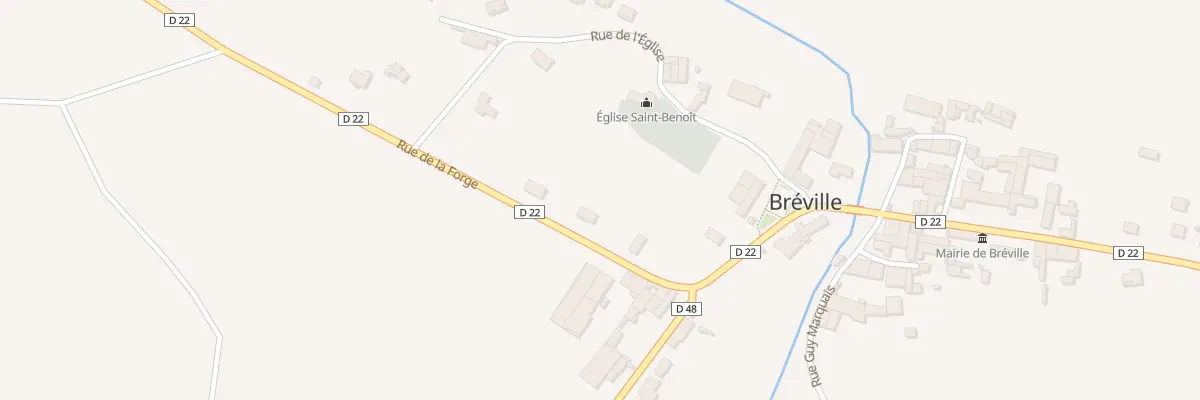 Plan du 7 Rue de la Forge à Bréville