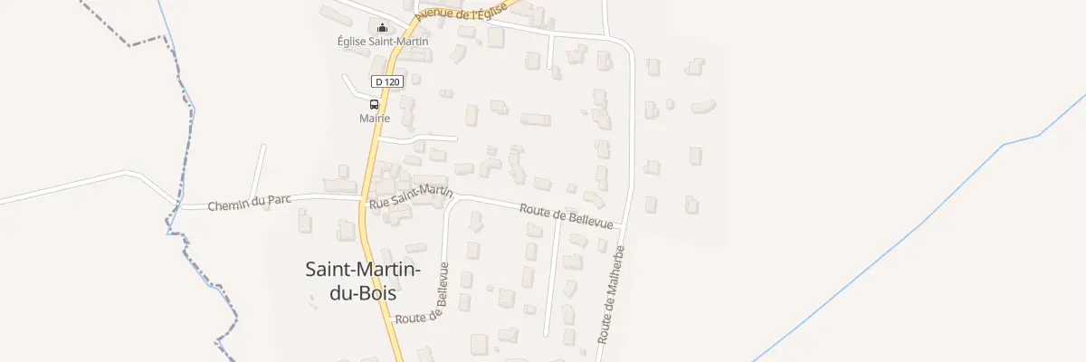 Plan du 8 Lot Bellevue à Saint-Martin-du-Bois