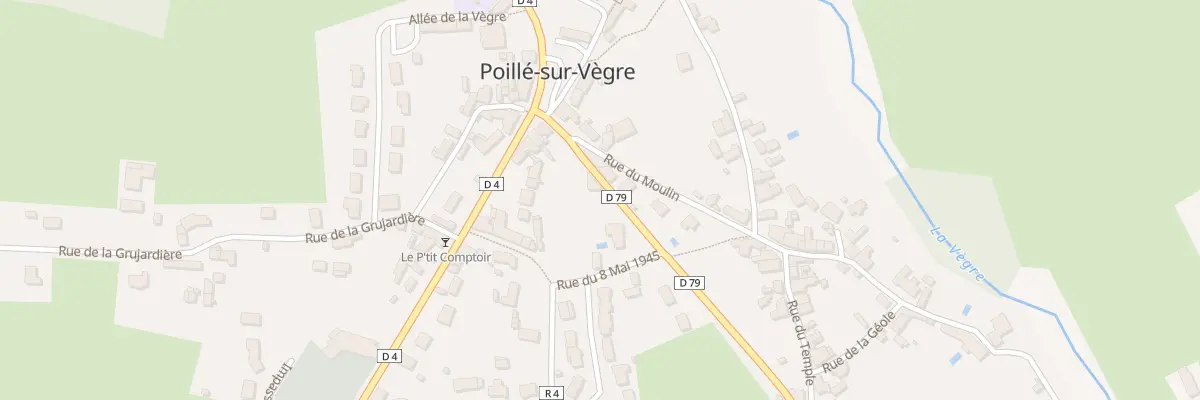 Plan du 2 All de Verdelle à Poillé-sur-Vègre