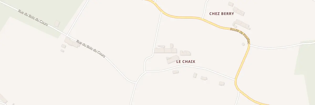 Plan du 5062A Le Chaix à Chatenet