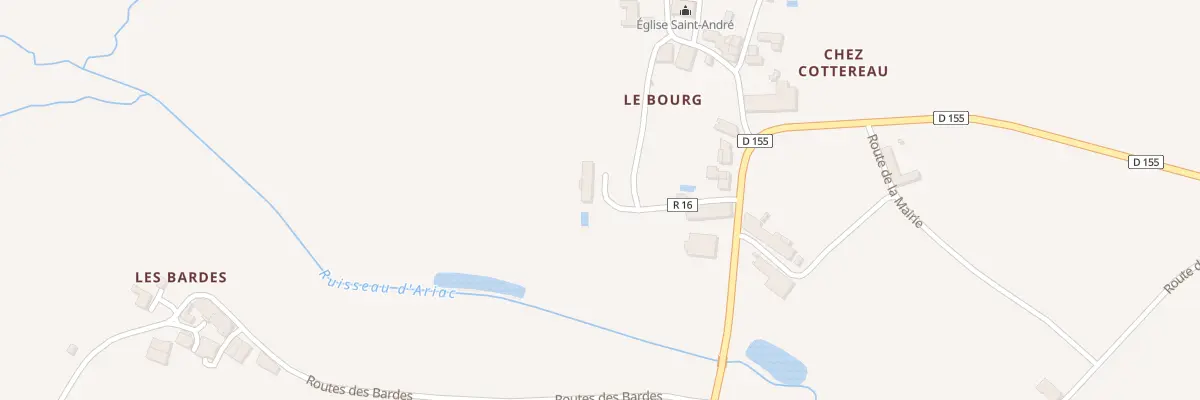 Plan du 5028 Chez Morillon à Bran