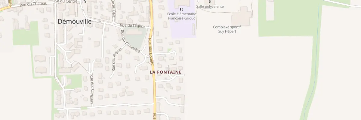 Plan du 2 Imp des Sorbiers à Démouville