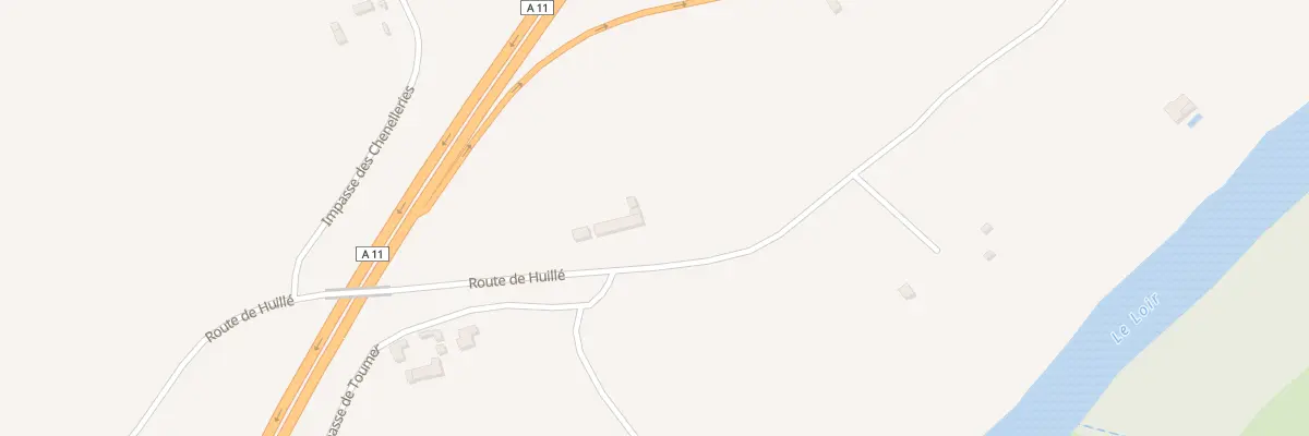 Plan du 1118 Rte de Huillé à Durtal