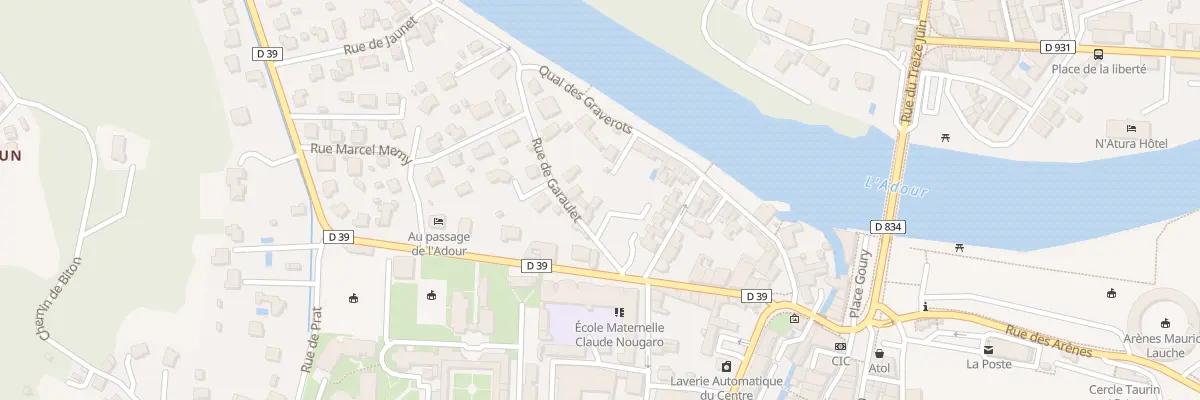 Plan du 6 Rue de Garaulet à Aire-sur-l’Adour