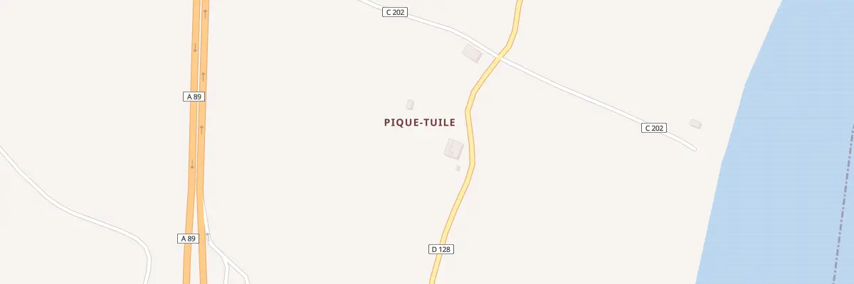 Plan du 2 Pique Tuile à Arveyres