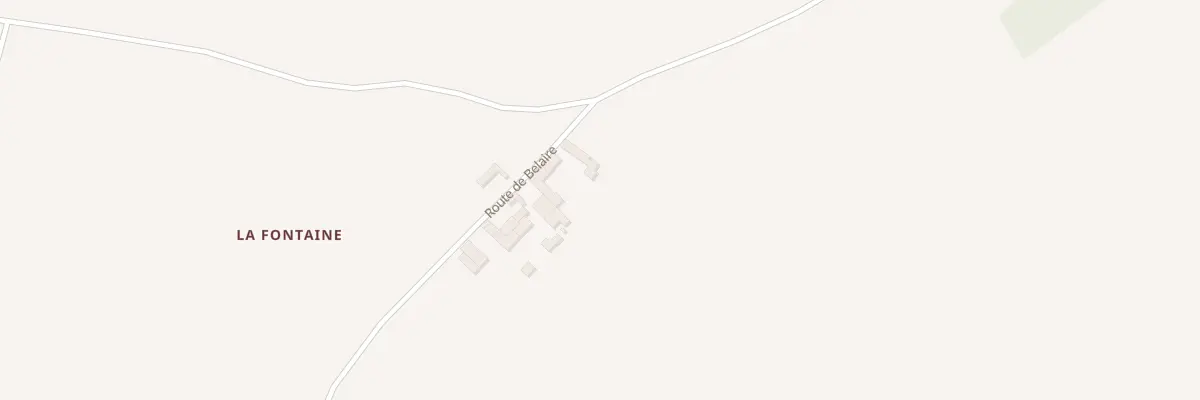 Plan du 2 Rte de Belaire à Néré