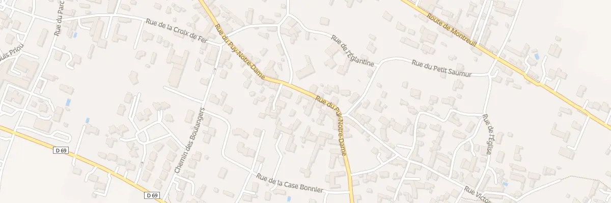 Plan du 36 Rue du puy notre dame à Doué-en-Anjou
