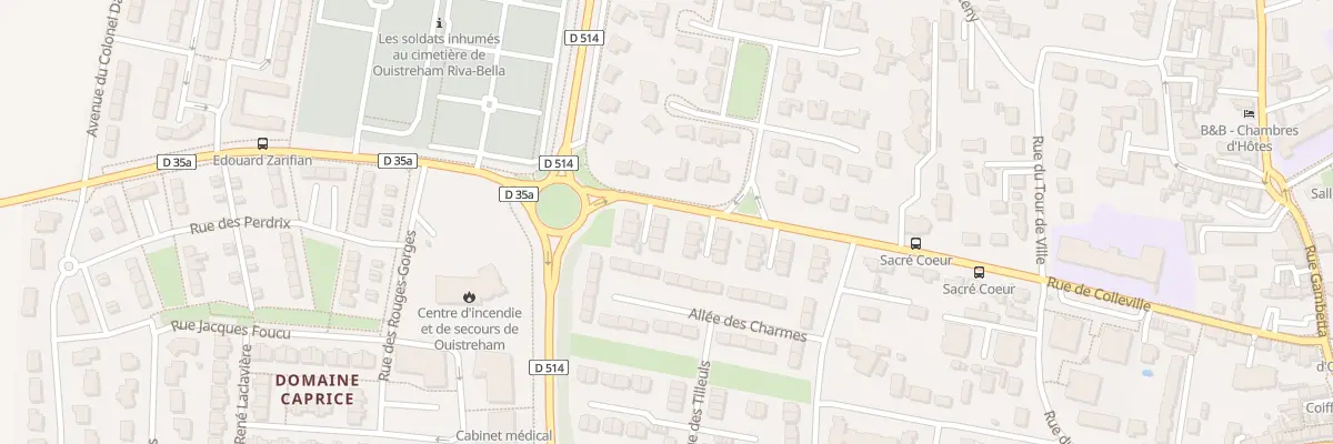 Plan du 75 Rue de Colleville à Ouistreham