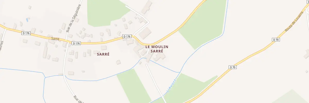 Plan du 165 Rte de Sarré à Gennes-Val-de-Loire