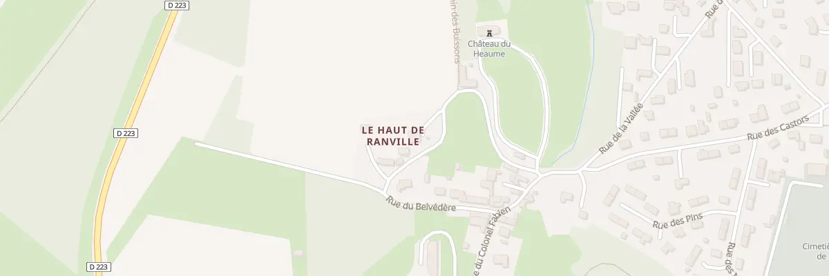 Plan du 6 Rue du Moulin d’Eau à Ranville