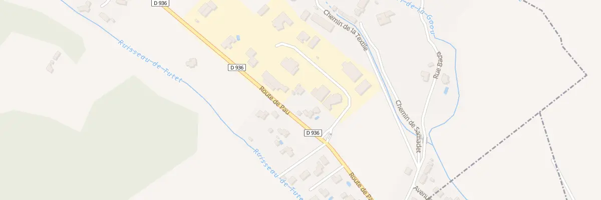 Plan du 9991 Rte de Pau à Bourdettes