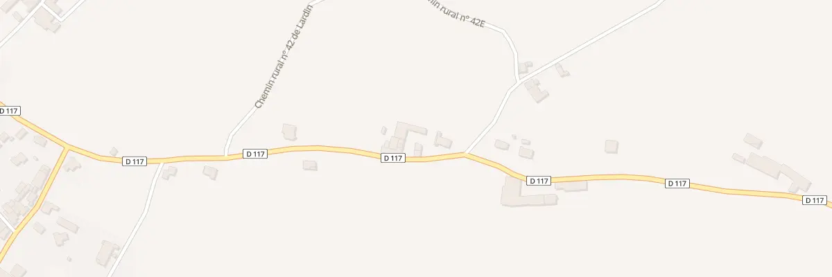 Plan du 122 Lardin Ouest à Sainte-Croix-du-Mont