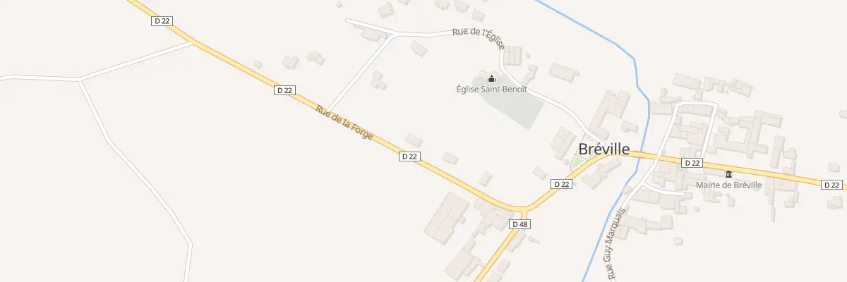 Plan du 9 Rue de la Forge à Bréville