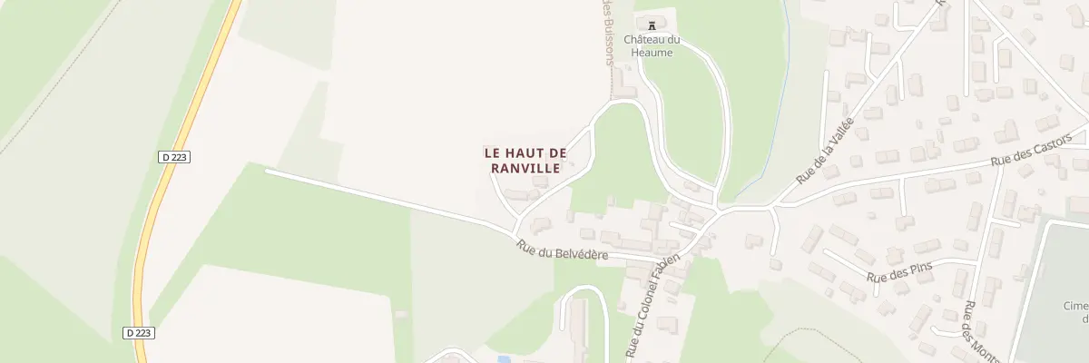 Plan du 5441 Rue du Moulin d’Eau à Ranville